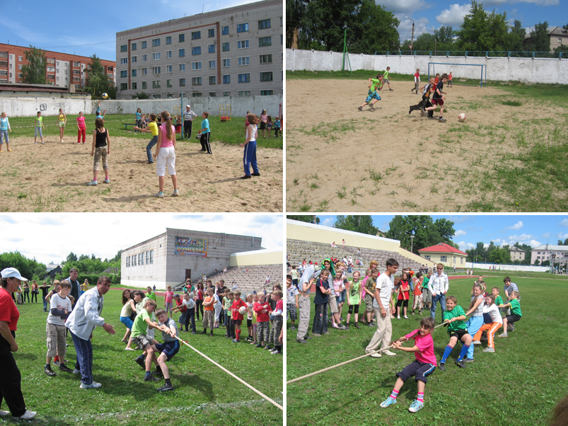 В Спартакиаде пришкольных лагерей города Шумерли приняли участие около 150 юных спортсменов